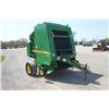 Image 4 : JD 458 Silage special round baler, MegaWide Plus pickup, twine and net wrap, floatation tires, monit