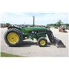 Image 5 : JD 3130 2wd tractor, 18.4x34, hi/lo, 2 remotes, Buhler Allied loader, showing 658 hours