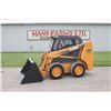 Image 1 : Case 420 Series III skidsteer, 2-speed, rops, hand controls, aux hyd, 6' bucket, 1012 hours showing