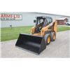 Image 2 : Case 420 Series III skidsteer, 2-speed, rops, hand controls, aux hyd, 6' bucket, 1012 hours showing