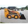 Image 5 : Case 420 Series III skidsteer, 2-speed, rops, hand controls, aux hyd, 6' bucket, 1012 hours showing
