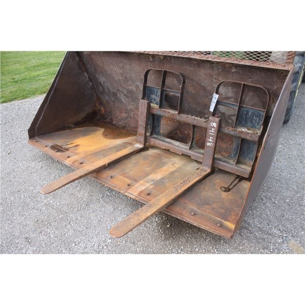 HLA 48" pallet forks to fit JD telehandler