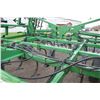 Image 14 : JD 2210 44.5', 5 section hydraulic folding cultivator, 5 bar spike floating harrow, knock off sweeps