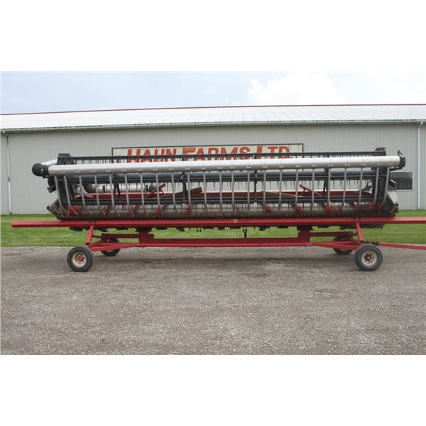 Case/Int 1020 22 1/2' grain head, tracker sensing, AWS air reel, less blower