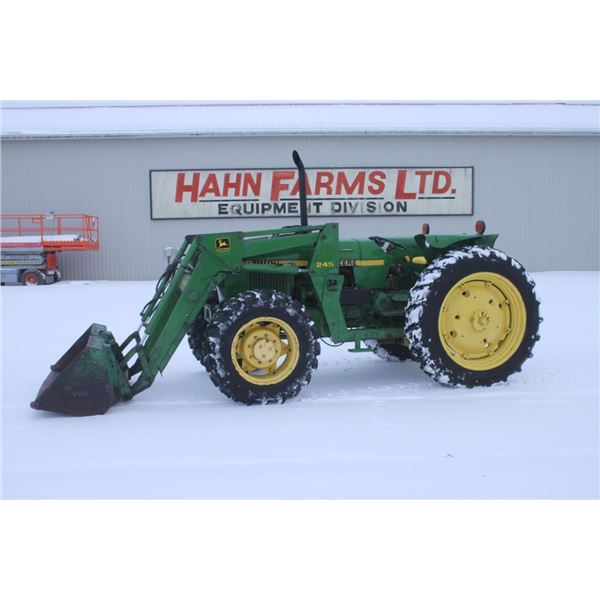 JD 2350 4wd tractor, rops, 245 SL  loader, hi/lo, 15.5x38, QT bucket