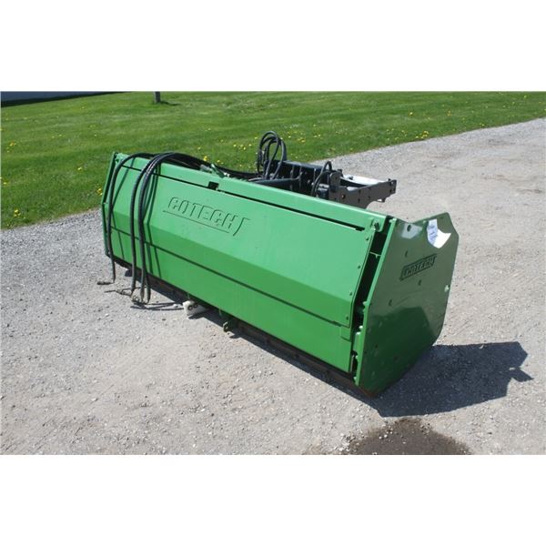 Cotech hydraulic extendable snowblade, off of 5000 series JD tractor