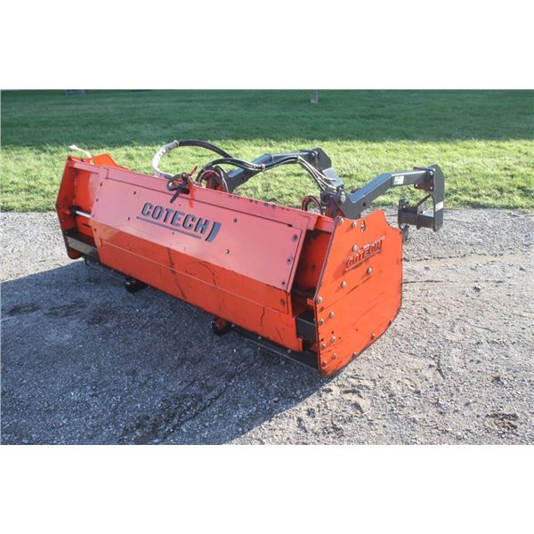 Cotech 3pth, hydraulic, extendable snowblade, pull type