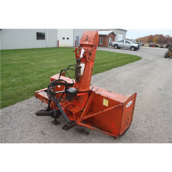 Pronovost P-720-80 single auger snowblower, hydraulic chute, hydraulic deflector