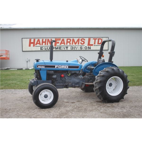 Ford 5030 SU 2wd tractor, rops, 8 speed, 16.9-24, 1 remote, 1844 hours ...