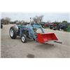Image 4 : Ford 3000 2wd tractor, diesel, power steering, 13.6-28, Ford loader with bale handler and 5' materia