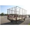 Image 5 : Meyers 18' steel thrower wagon, flared top