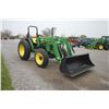 Image 4 : JD 5420 4wd tractor, rops, New Alo X3 loader, QT 7' bucket, 16.9x30, 1760 hours