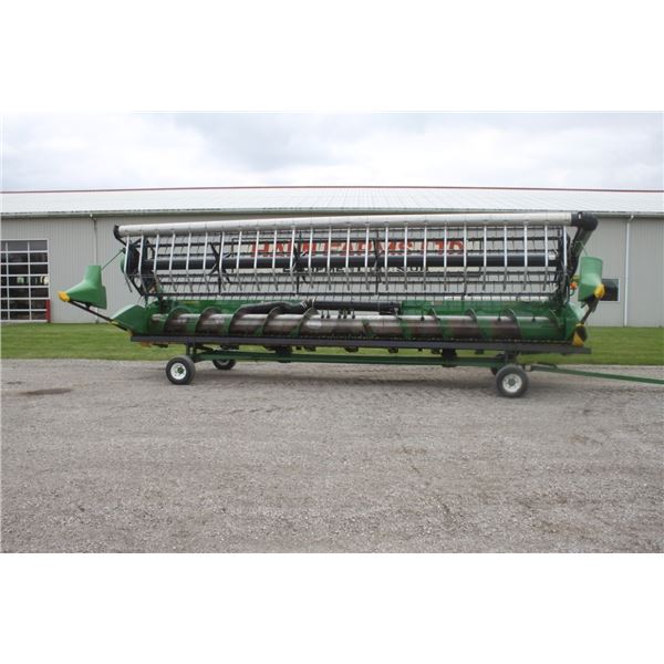 JD 625F 25' Hydraflex flex head, AWS air reel, low dam, fine cut knife