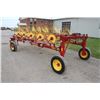 Image 8 : New Holland 1020 Duravee 10 wheel hay rake, castor wheels, as new