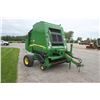 Image 4 : JD 854 round baler, sileage special, crop cutter, net wrap, monitor, one owner