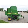 Image 5 : JD 854 round baler, sileage special, crop cutter, net wrap, monitor, one owner