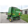 Image 8 : JD 854 round baler, sileage special, crop cutter, net wrap, monitor, one owner