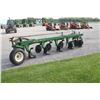 Image 4 : JD 145 5 furrow semi mount plow, spring trip, coulters