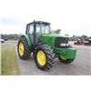 Image 4 : JD 7420 4wd tractor, cab, air, power quad, 2 remotes, 520/70R38, 10 front weights, 6237 hours