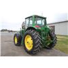 Image 8 : JD 7420 4wd tractor, cab, air, power quad, 2 remotes, 520/70R38, 10 front weights, 6237 hours