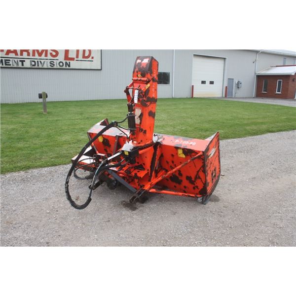 Pronovost P-720-80 single auger snowblower, hydraulic chute, hydraulic deflector