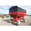 Image 6 : Unknown 387 Gravity Box complete on horst 205-12 ton gear, 305/70R22.5 truck tires, surlock style ro