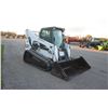 Image 4 : 2012 Bobcat T870 track skidsteer, cab, air, 2 speed, hydraulic coupler, pilot controls, 3622 hours