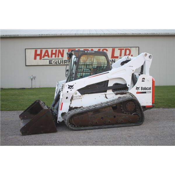 2014 Bobcat T870 track skidsteer, cab,air, 2speed, hydraulic coupler, pilot controls, 2926 hours