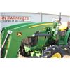 Image 13 : 2017 JD 5055E 4wd tractor, rops, PowrReverser, 16.9x28, new Alo X3 loader, 900 hours