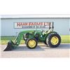 Image 1 : 2017 JD 5055E 4wd tractor, rops, PowrReverser, 16.9x28, new Alo X3 loader, 900 hours