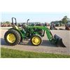 Image 5 : 2017 JD 5055E 4wd tractor, rops, PowrReverser, 16.9x28, new Alo X3 loader, 900 hours