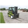 Image 5 : Clark C35L LPG Forklift, cab, 3 stage low profile mast, hyd fork adjust, side shift, 1223 hours, wel
