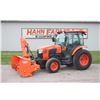 Image 1 : Kubota L6060 4wd tractor, cab, air, hydro, 2 remotes, front mount Pronovost 720-80 80" snowblower, h
