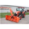 Image 2 : Kubota L6060 4wd tractor, cab, air, hydro, 2 remotes, front mount Pronovost 720-80 80" snowblower, h