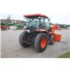 Image 6 : Kubota L6060 4wd tractor, cab, air, hydro, 2 remotes, front mount Pronovost 720-80 80" snowblower, h