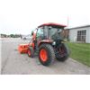 Image 8 : Kubota L6060 4wd tractor, cab, air, hydro, 2 remotes, front mount Pronovost 720-80 80" snowblower, h