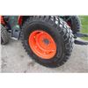 Image 9 : Kubota L6060 4wd tractor, cab, air, hydro, 2 remotes, front mount Pronovost 720-80 80" snowblower, h