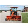 Image 7 : Kubota L6060 4wd tractor, cab, air, hydro, 2 remotes, Cotech hydraulic expandable front blade, Prono