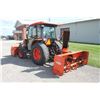 Image 8 : Kubota L6060 4wd tractor, cab, air, hydro, 2 remotes, Cotech hydraulic expandable front blade, Prono