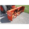 Image 9 : Kubota L6060 4wd tractor, cab, air, hydro, 2 remotes, Cotech hydraulic expandable front blade, Prono