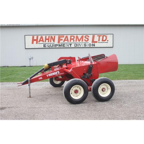 Wideman's 7500T 7' walking tandem axle hay conditioner, steel rolls, hyd lift, low use