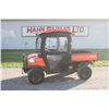 Image 1 : Kubota RTV900, 4wd diesel utility vehicle, cab, hyd dump, front winch, Front bumper, 1854 hours, no