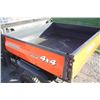 Image 8 : Kubota RTV900, 4wd diesel utility vehicle, cab, hyd dump, front winch, Front bumper, 1854 hours, no