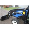 Image 12 : 2021 New Holland Boomer 55 4wd compact tractor, cab, air, 2 remotes, Hydro, Alo C18 loader
