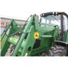 Image 14 : JD 6420 4wd tractor, cab, air, 640SL loader, 7' bucket, power quad, 2 remotes, 18.4R38, 5783 hours,