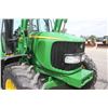 Image 18 : JD 6420 4wd tractor, cab, air, 640SL loader, 7' bucket, power quad, 2 remotes, 18.4R38, 5783 hours,