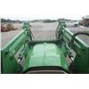 Image 21 : JD 6420 4wd tractor, cab, air, 640SL loader, 7' bucket, power quad, 2 remotes, 18.4R38, 5783 hours,