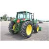 Image 6 : JD 6420 4wd tractor, cab, air, 640SL loader, 7' bucket, power quad, 2 remotes, 18.4R38, 5783 hours,