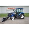 Image 1 : 2021 New Holland Boomer 55 4wd compact tractor, cab, air, Alo C18 loader, Hydro, 2 remotes