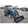 Image 4 : 2021 New Holland Boomer 55 4wd compact tractor, cab, air, Alo C18 loader, Hydro, 2 remotes